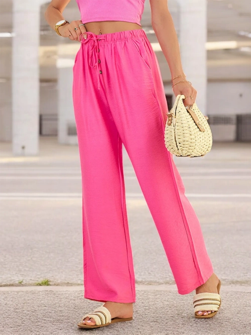 Жіночі широкі штани з тканини Royalfashion