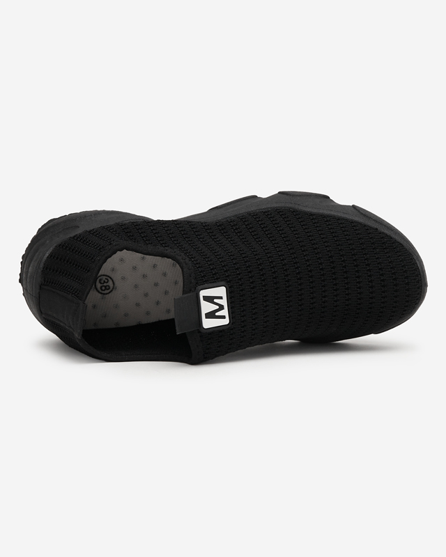 Černé dámské nazouvací sportovní boty Rulinso - Obuv