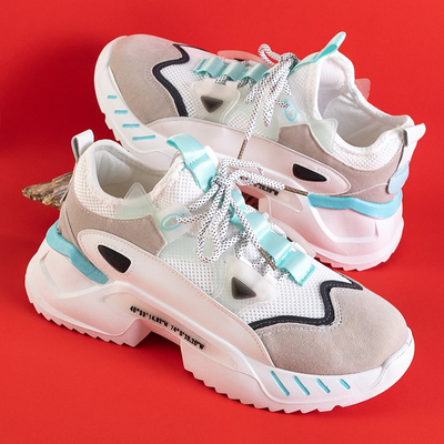 Mapsy bílé sportovní tenisky pro muže - obuv