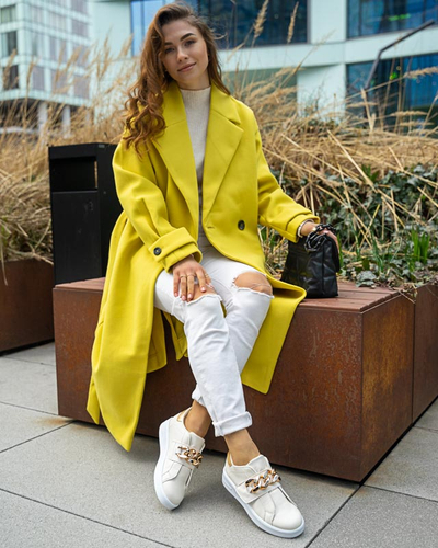 OUTLET Кремове жіноче спортивне взуття Derera - Взуття