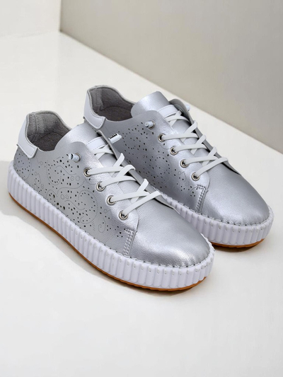 Royalfashion Dámské prolamované tenisky Luna Lace