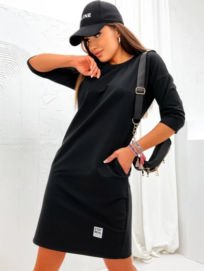 Royalfashion Жіноче міні-сукня з тканини