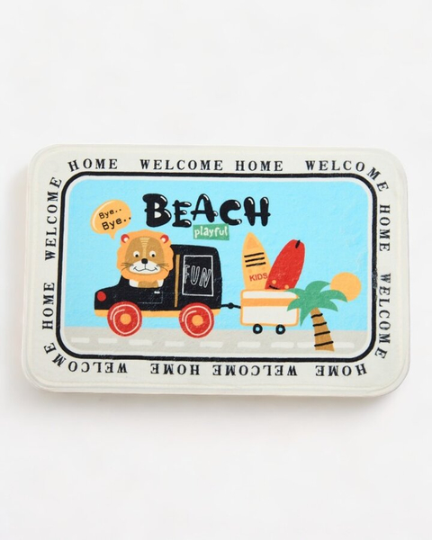 Royalfashion Barevná rohožka s květinami 40x60