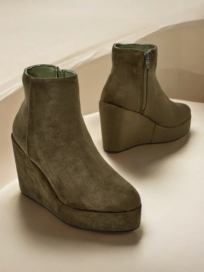 Dámské kotníkové boty na klínku Royalfashion Sieffa