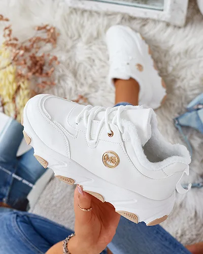 Royalfashion Dámské zateplené tenisky Caromi