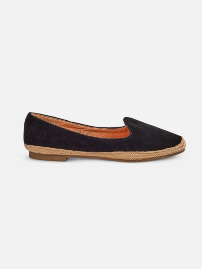 Royalfashion Dámské espadrilky z ekologické semišové kůže Emmeno