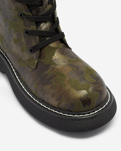 Зелені жіночі мокасини Moreore - Взуття