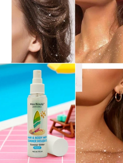 Summer Spray – Tekutý rozjasňovač na vlasy a tělo Broskev