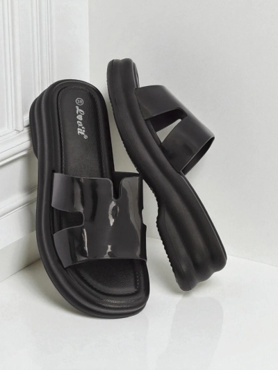 Royalfashion Dámské pantofle na silnější podrážce Nova Gloss