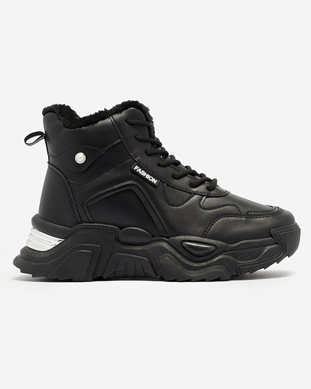 Dámské zateplené zimní boty na pevné podrážce Cefereda - Obuv