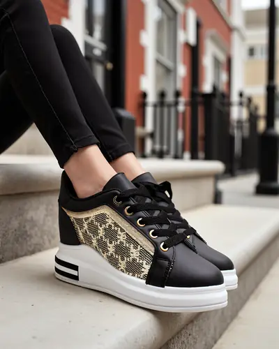 Royalfashion Dámské sportovní boty s ukrytou platformou Jesioo