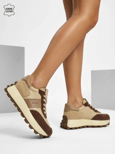 Sportovní dámské tenisky z přírodní kůže Naterre