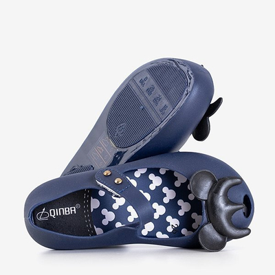 Dětské námořnické modré meliski s dekoracemi od Blanky - Obuv