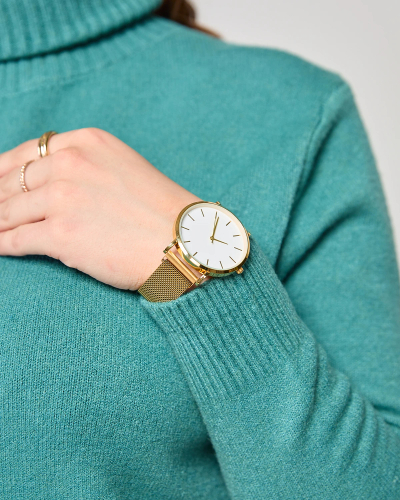 Royalfashion Zelený dámský svetr s rolákem