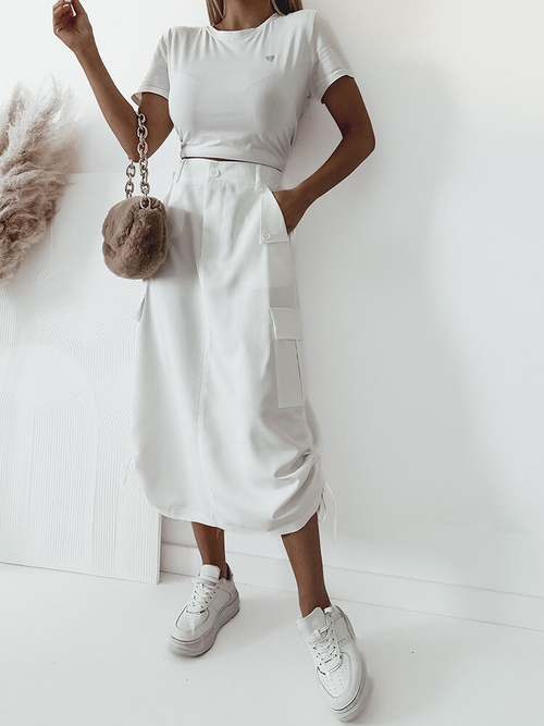 Спідниця міді з кишенями Royalfashion