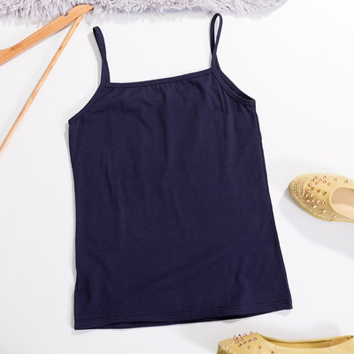 Темно-синій жіночий топ PLUS SIZE