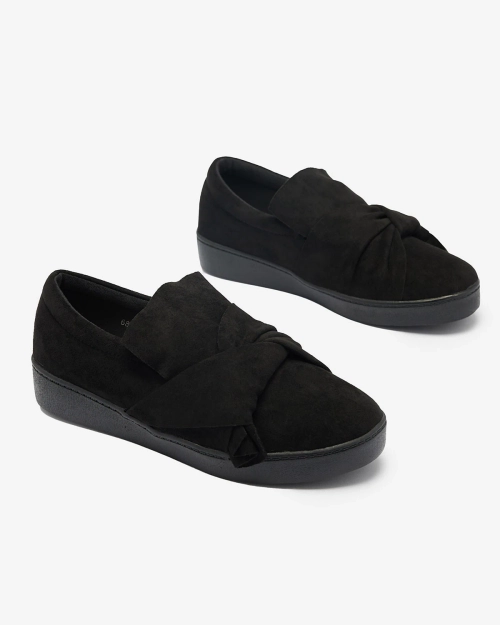 Чорні жіночі сліпони з екозамші Bliwix - Взуття