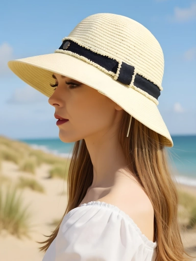 Royalfashion Dámský slaměný klobouk Sunny Meadow