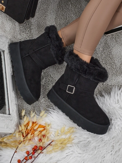 Royalfashion Krátké boty a'la sněhule dámské Myrelle