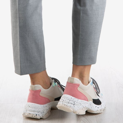 Багатокольорові жіночі кросівки з голографічними вставками Muzzis - Взуття 1