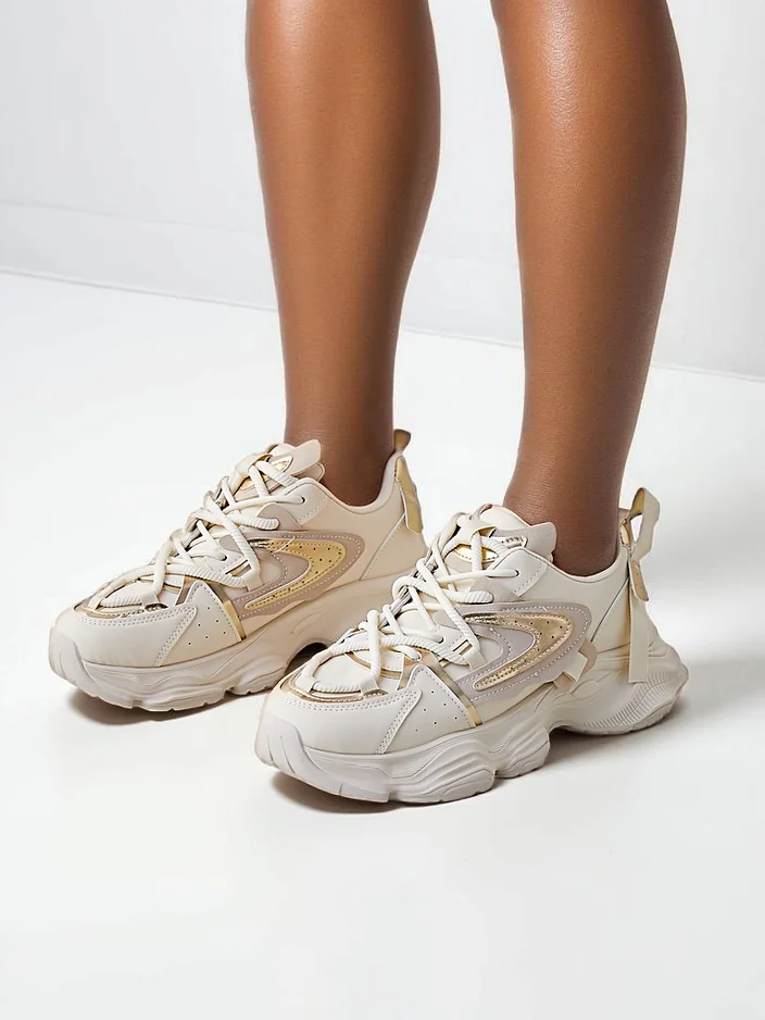 Royalfashion Dámské sportovní tenisky na silnější podrážce Quua