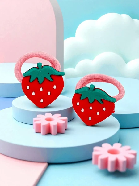 Royalfashion Гумки для волосся з фруктовим мотивом Fruity Bloom