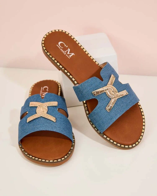 Royalfashion Жіночі шльопанці Ovore на плоскій підошві