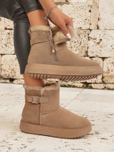 Royalfashion Krátké boty a'la sněhule dámské Winter Crest