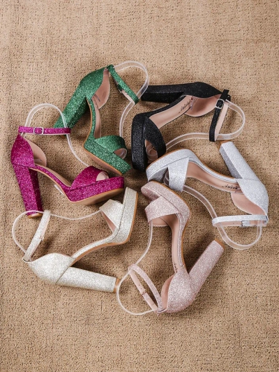 Royalfashion Glitter dámské sandály Vobetta