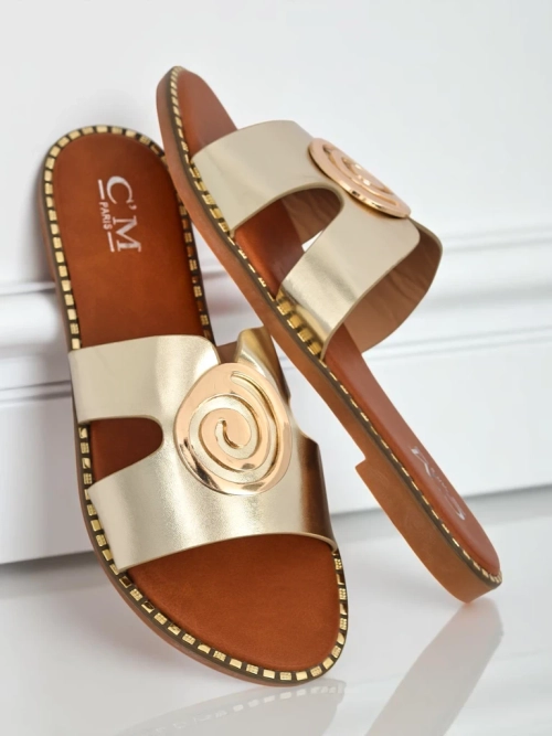 Royalfashion Жіночі тапочки на плоскій підошві Glam Bliss