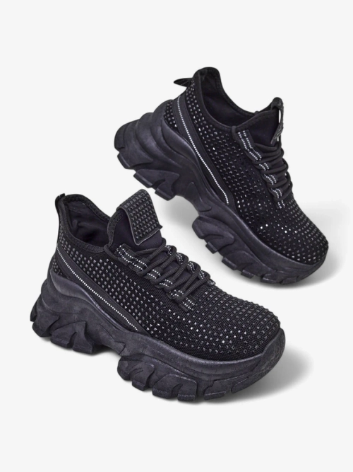 Royalfashion Жіночі спортивні кросівки з стразами Blysco