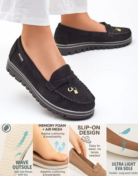 Royalfashion Dámské mokasíny Elissas na šněrování