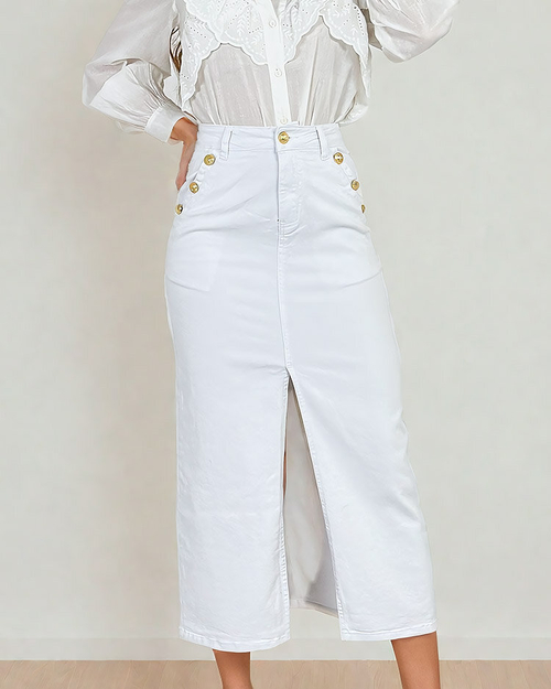 Джинсова жіноча спідниця Royalfashion