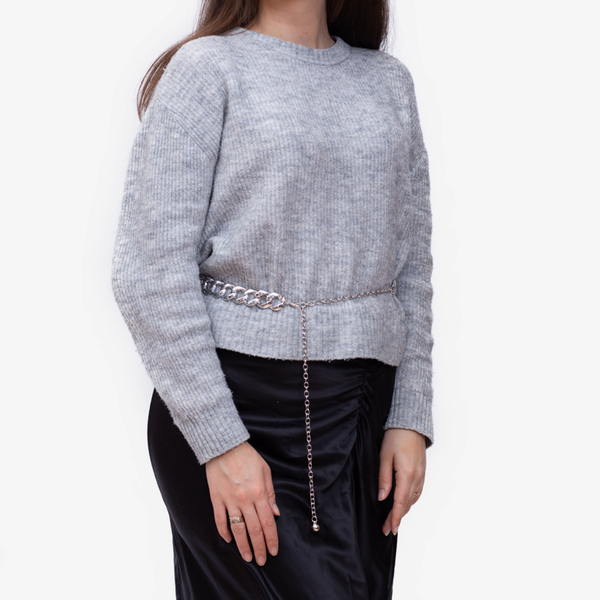 Stříbrný ozdobný pásek - řetízek - Doplňky