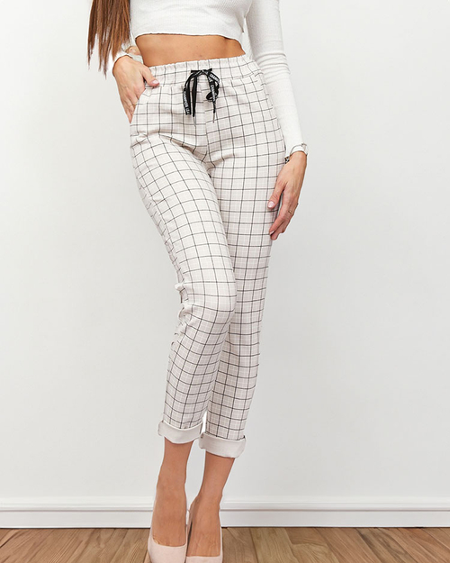 Жіночі брюки в клітинку Royalfashion