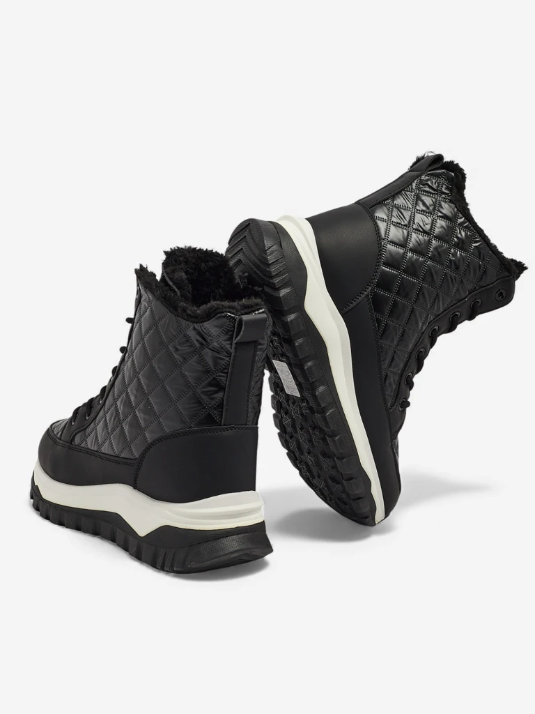 Dámské prošívané boty a'la sněhule Rimea