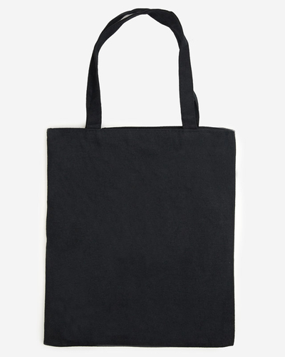 Černá látková taška s nápisem - Příslušenství