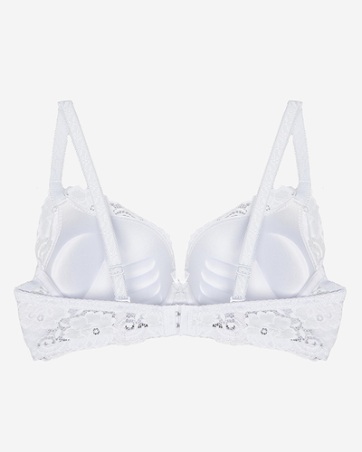 Bílá dámská krajková podprsenka- Spodní prádlo