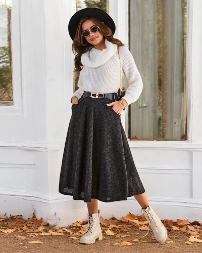 Спідниця міді в жіночому виконанні Royalfashion