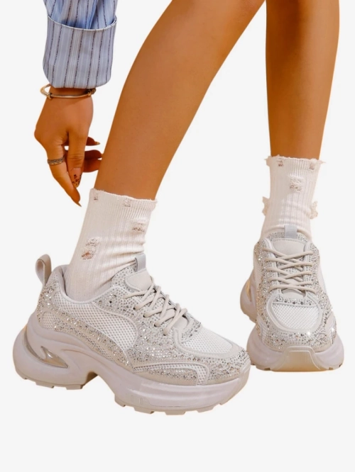 Royalfashion Жіночі спортивні кросівки з стразами Bloss