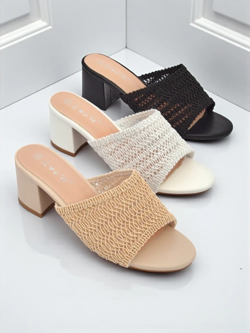 Royalfashion Жіночі шльопанці на підборах Sole Bloom