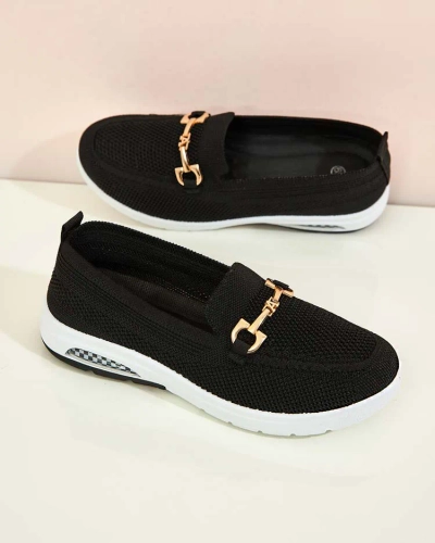 Royalfashion Жіночі тканинні мокасини з декором Ritcae