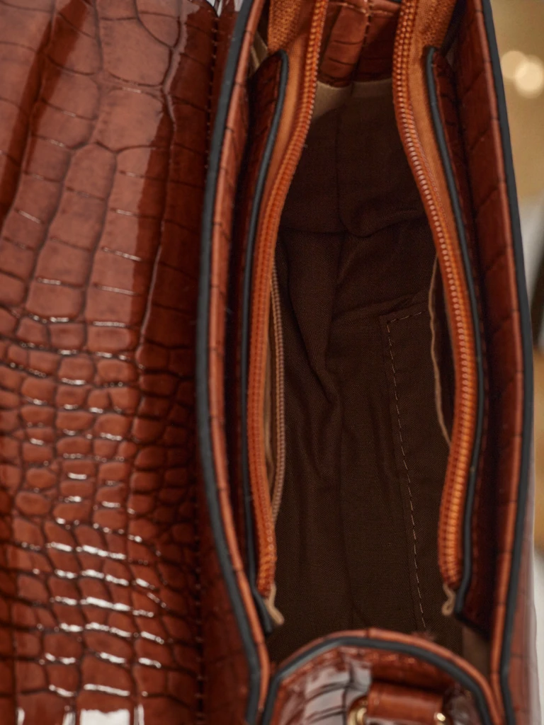 Lakovaná Malá dámská kabelka z ekokůže Lunaya