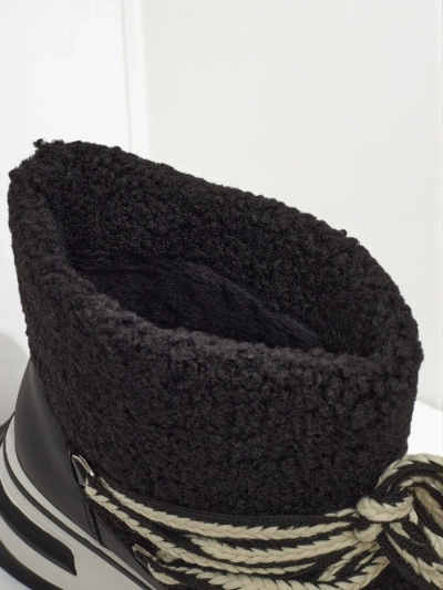 Boty a'la sněhule dámské s kožíškem Verruna