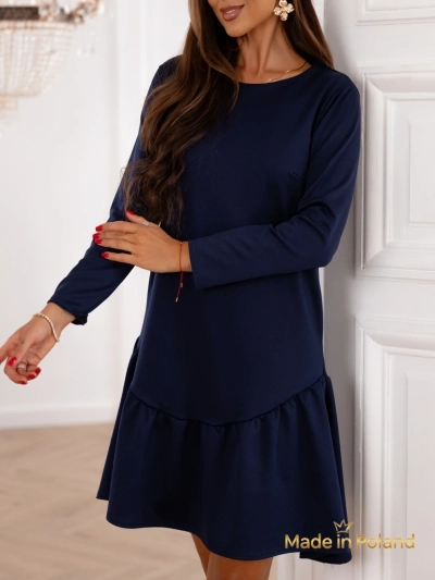 Dámské mini šaty s volánkem