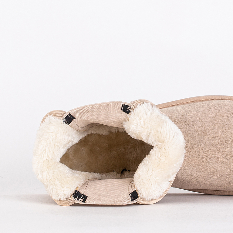 Béžové dámské sněhule Gavi - Obuv