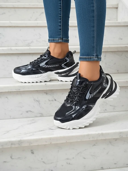 Royalfashion Dámské sportovní tenisky na silnější podrážce Nettes