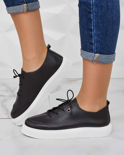 Royalfashion Dámské ažurové tenisky Flequis