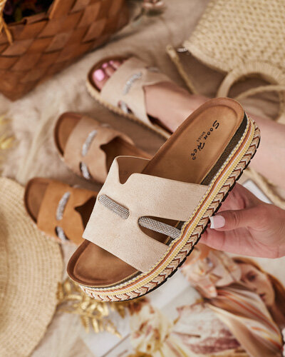 Royalfashion Dámské žabky Orolta zirconia