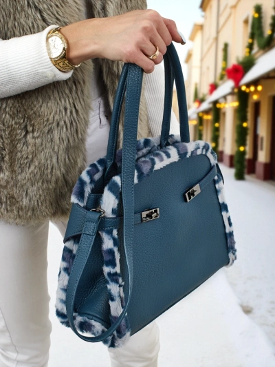 Malá dámská kabelka z eko kůže s panterkou Panthory